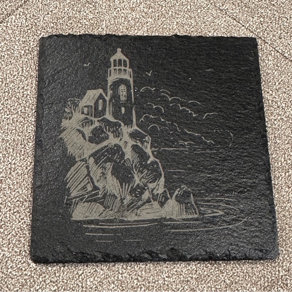 Slate Coaster Set - Picture 4 of 6